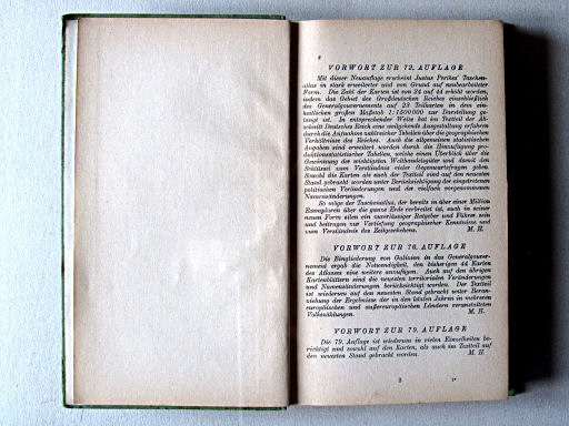 Perthes Taschenatlas der ganzen Welt (1944)
Voorwoord / Preface