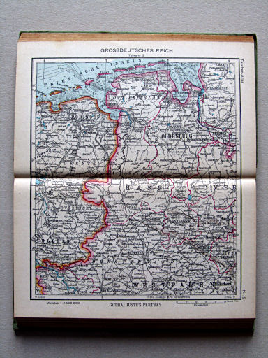 Perthes Taschenatlas der ganzen Welt (1944)
5. Grossdeutsches Reich, Teilkarte 2