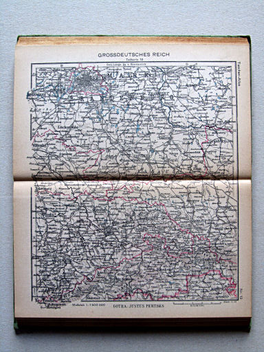 Perthes Taschenatlas der ganzen Welt (1944)
13. Grossdeutsches Reich, Teilkarte 10