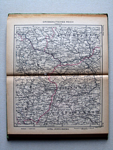Perthes Taschenatlas der ganzen Welt (1944)
15. Grossdeutsches Reich, Teilkarte 12