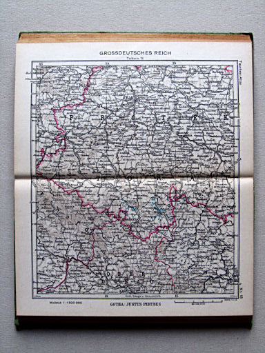 Perthes Taschenatlas der ganzen Welt (1944)
18. Grossdeutsches Reich, Teilkarte 15