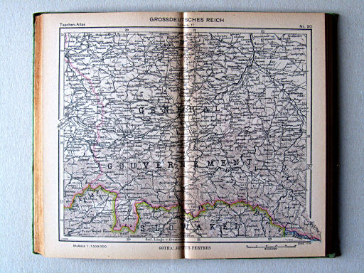 Perthes Taschenatlas der ganzen Welt (1944)
20. Grossdeutsches Reich, Teilkarte 17