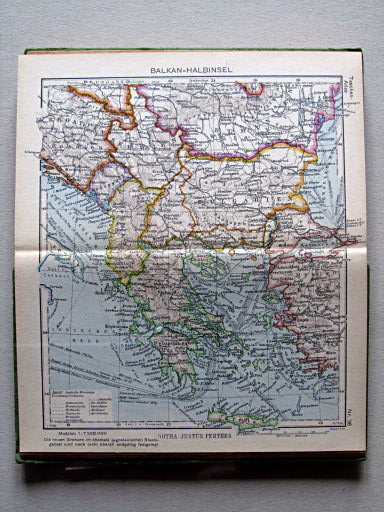 Perthes Taschenatlas der ganzen Welt (1944)
36. Balkan-Halbinsel