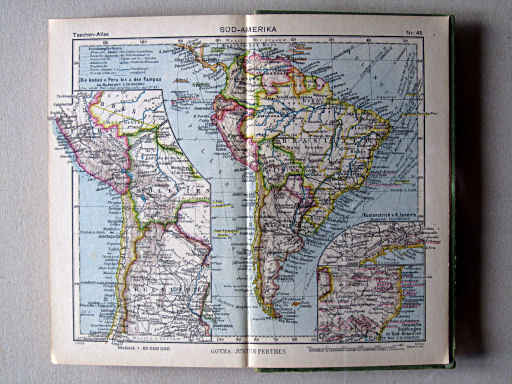 Perthes Taschenatlas der ganzen Welt (1944)
45. Süd-Amerika
