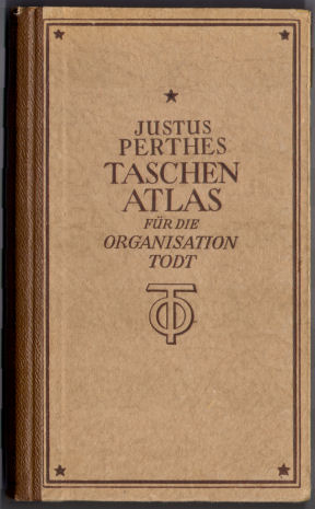 Perthes Taschenatlas OT (1944)
Voorkant band / Front cover