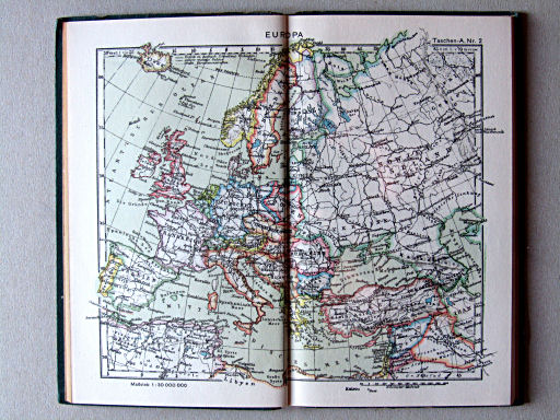 Taschenatlas der ganzen Welt (1949)
2. Europa