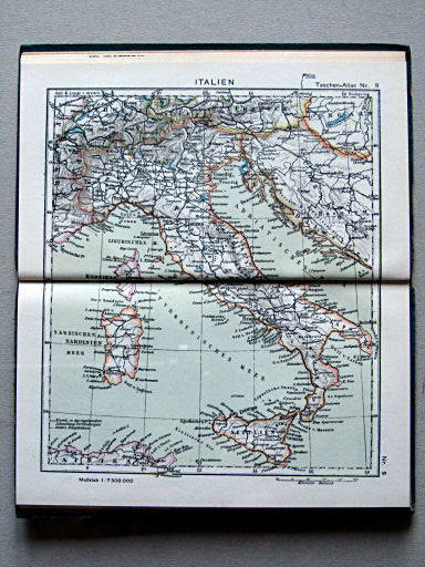 Taschenatlas der ganzen Welt (1949)
9. Italien