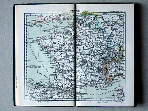 Taschenatlas der ganzen Welt (1949)
10. Frankreich