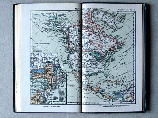 Taschenatlas der ganzen Welt (1949)
21. Nordamerika