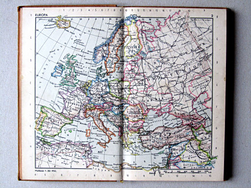 Taschenatlas der ganzen Welt (1952)
2. Europa