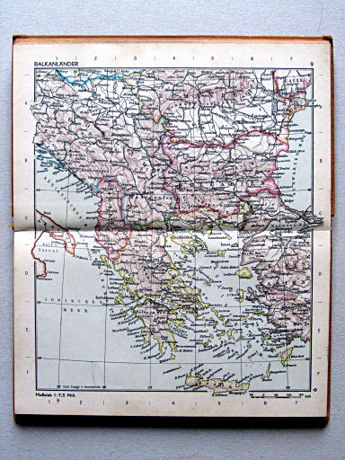 Taschenatlas der ganzen Welt (1952)
9. Balkanländer