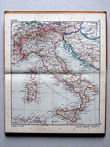 Taschenatlas der ganzen Welt (1952)
10. Italien