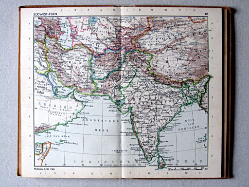 Taschenatlas der ganzen Welt (1952)
18. Südwest-Asien