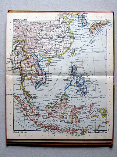 Taschenatlas der ganzen Welt (1952)
19. Südost-Asien