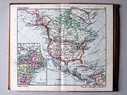 Taschenatlas der ganzen Welt (1952)
22. Nordamerika