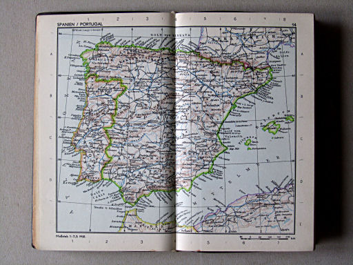 Die Erde Taschenatlas (1958)
14. Spanien / Portugal