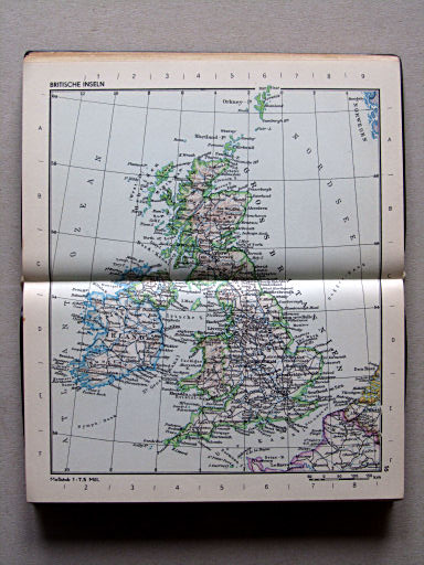 Die Erde Taschenatlas (1958)
16. Britische Inseln