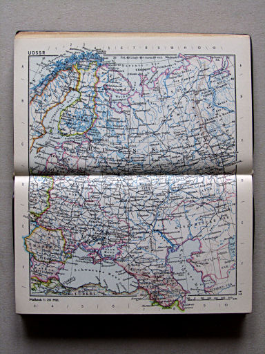 Die Erde Taschenatlas (1958)
17. UDSSR