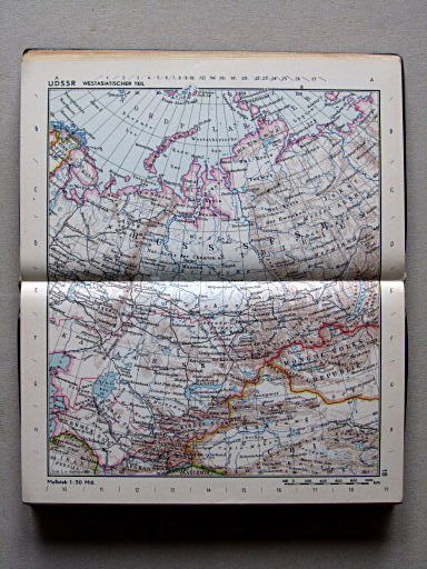 Die Erde Taschenatlas (1958)
18. UDSSR: Westasiatischer Teil