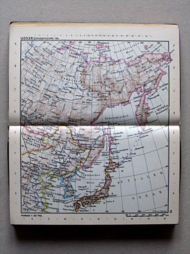 Die Erde Taschenatlas (1958)
19. UDSSR: Ostasiatischer Teil