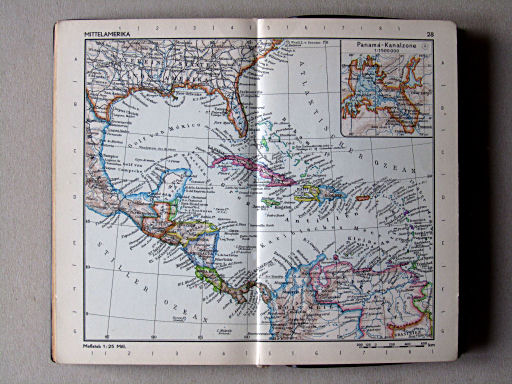 Die Erde Taschenatlas (1958)
28. Mittelamerika