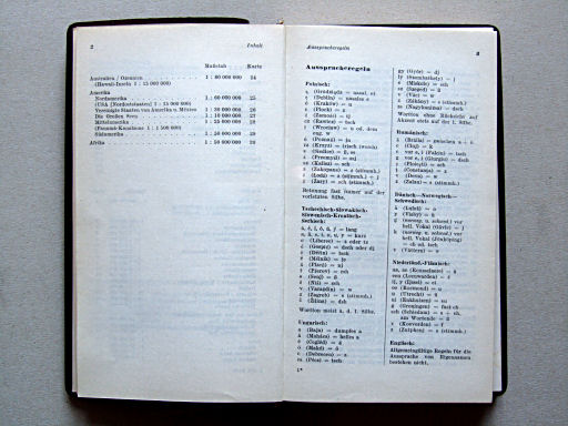 Die Erde Taschenatlas (1962)
Inhoudsopgave 2 / Table of contents 2