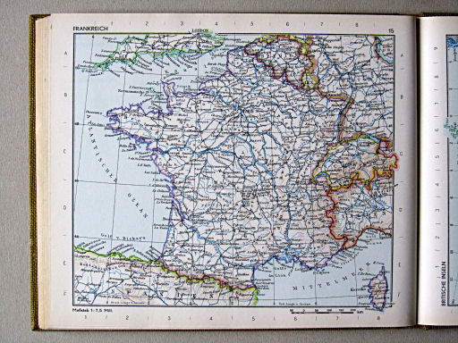 Kleiner Weltatlas (1964)
15. Frankreich