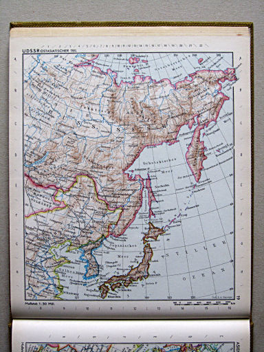 Kleiner Weltatlas (1964)
19. UDSSR: Ostasiatischer Teil