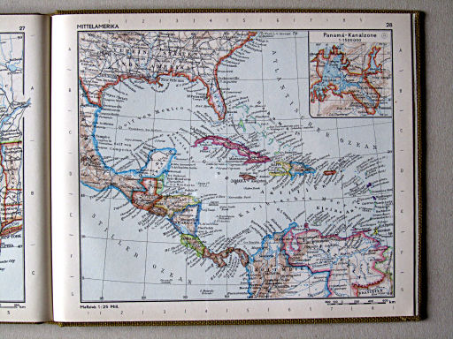 Kleiner Weltatlas (1964)
28. Mittelamerika