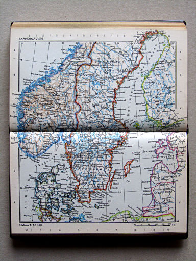 Taschenatlas Die Erde (1967)
9. Skandinavien