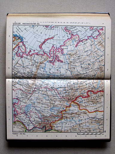 Taschenatlas Die Erde (1967)
18. UDSSR: Westasiatischer Teil
