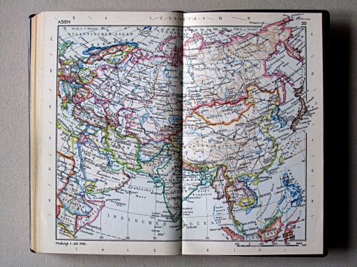 Taschenatlas Die Erde (1967)
20. Asien