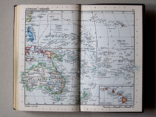 Taschenatlas Die Erde (1967)
24. Australien / Ozeanien
