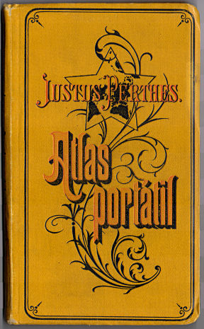 Perthes. Atlas portátil (1894)
Voorkant band / Front cover