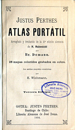 Perthes. Atlas portátil (1910)
Titelpagina / Title page