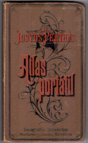 Perthes. Atlas portátil (1910)
Voorkant band / Front cover