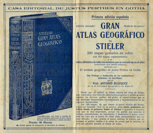 Perthes. Atlas portátil (1910)
Schutblad voorin / Front endpaper