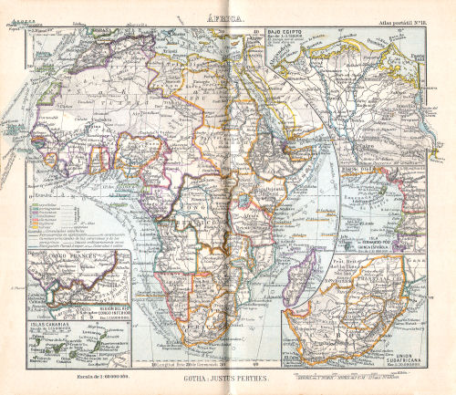 Perthes. Atlas portátil (1910)
18. Áfricax