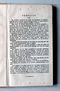 Perthes Atlas portátil del mundo entero (1925)
Voorwoord / Preface