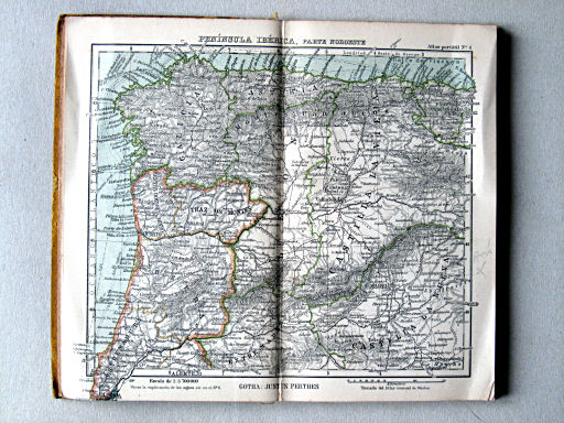 Perthes. Atlas portátil (1925)
4. Península Ibérica, Parte noroeste
