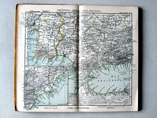 Perthes. Atlas portátil (1925)
6. Península Ibérica, Parte meridional