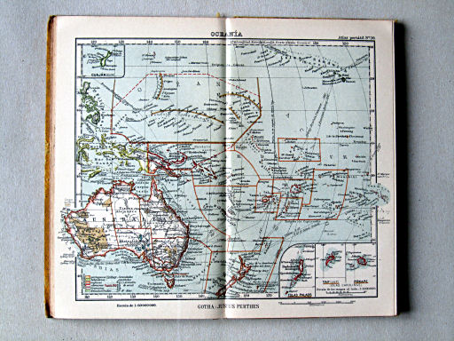 Perthes. Atlas portátil (1925)
20. Oceanía