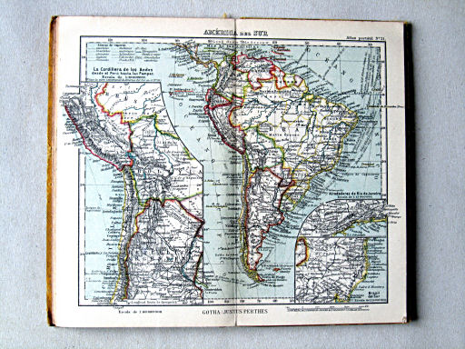 Perthes. Atlas portátil (1925)
21. América del Sur