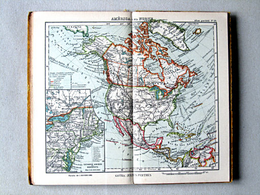 Perthes. Atlas portátil (1925)
26. América del Norte