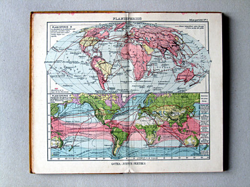 Perthes. Atlas portátil (1938)
1. Planisferios