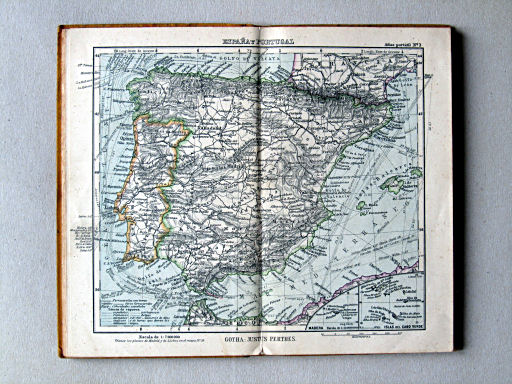 Perthes. Atlas portátil (1938)
3. España y Portugal