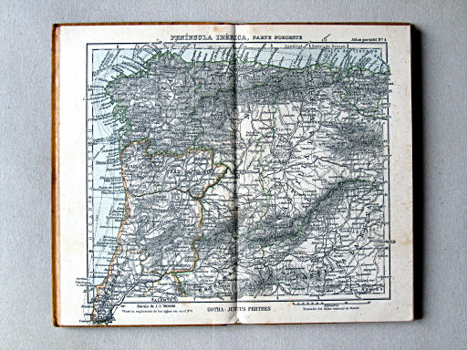Perthes. Atlas portátil (1938)
4. Península Ibérica, Parte noroeste