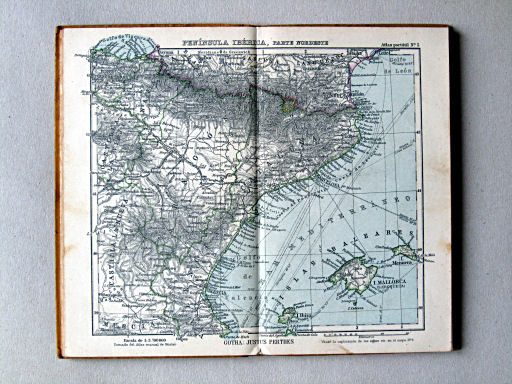 Perthes. Atlas portátil (1938)
5. Península Ibérica, Parte nordeste