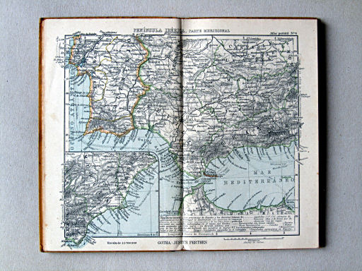 Perthes. Atlas portátil (1938)
6. Península Ibérica, Parte meridional