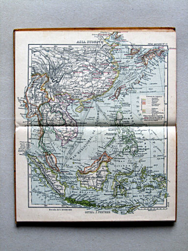 Perthes. Atlas portátil (1938)
17. Asia Sudeste